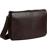 Boconi Tyler Tumbled Slim Mailbag Messenger - Luggage Base