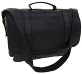 Piel Leather Traditional Flap Portfolio - Luggage Base