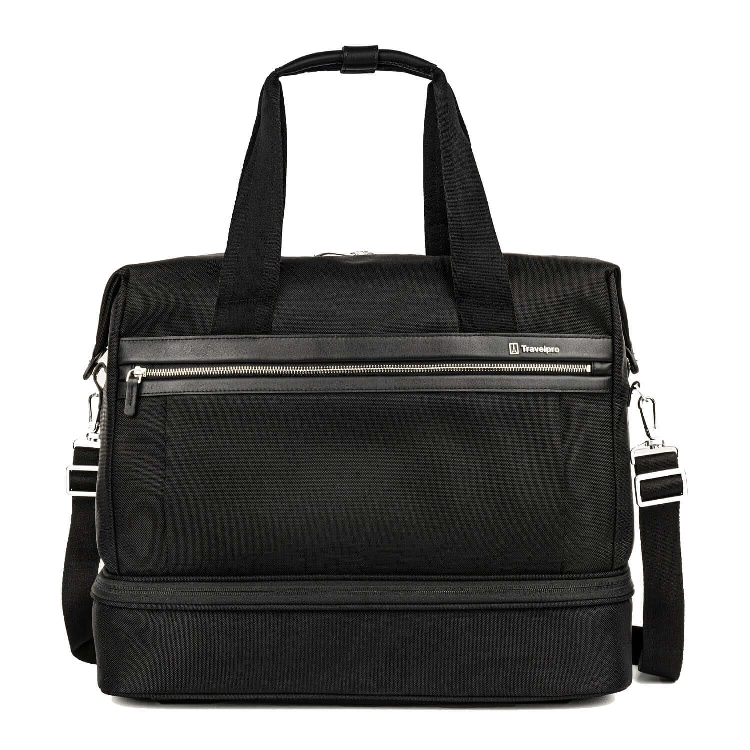 Platinum Elite Drop-Bottom Weekender Black