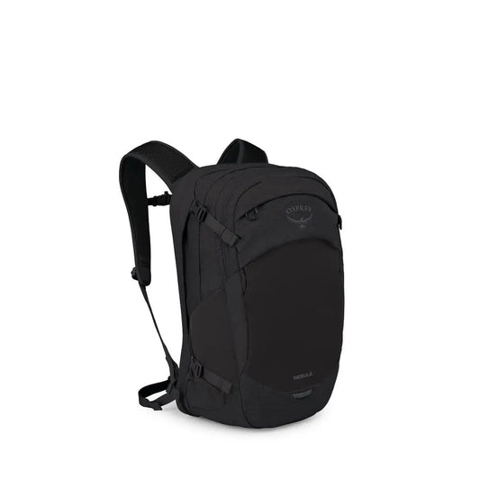 Osprey Nebula Driftshade backpack in Black, front three-quarter view