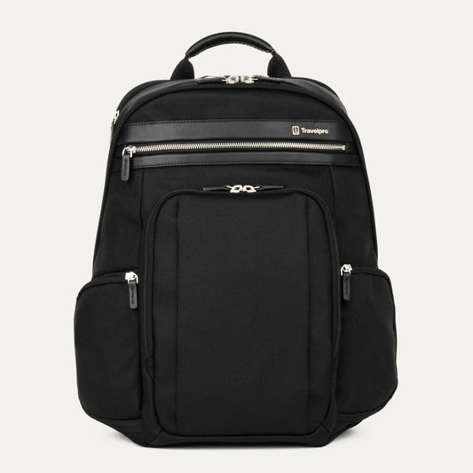 Travelpro Platinum Elite Business Laptop Backpack 27L in Black - front