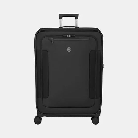 Victorinox Werks Traveler 7.0 Large Case, 8-Wheel Softside Expandable Travel Case, Black