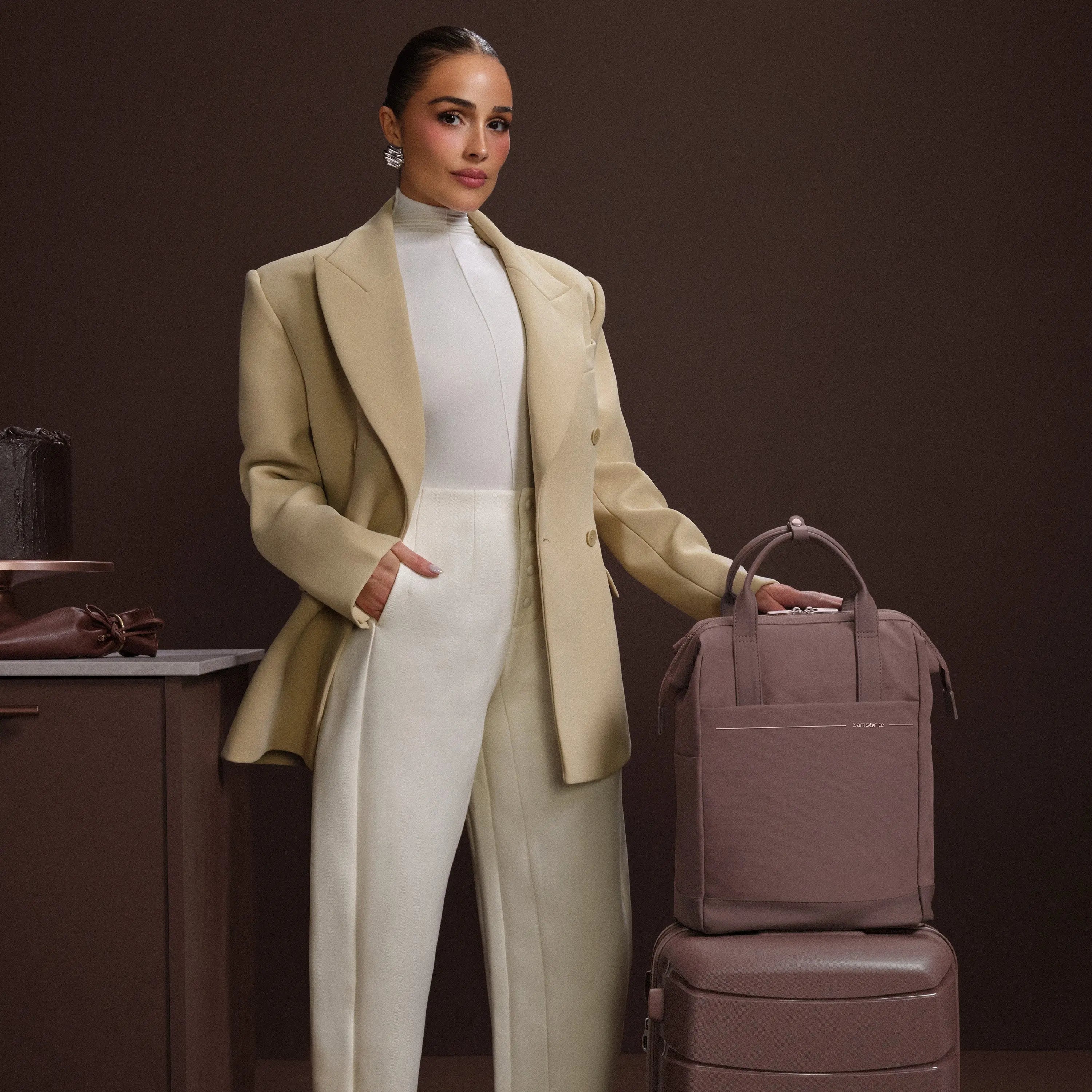 Samsonite Better Than Basic Convertible Backpack in Chocolate Mauve - image 2