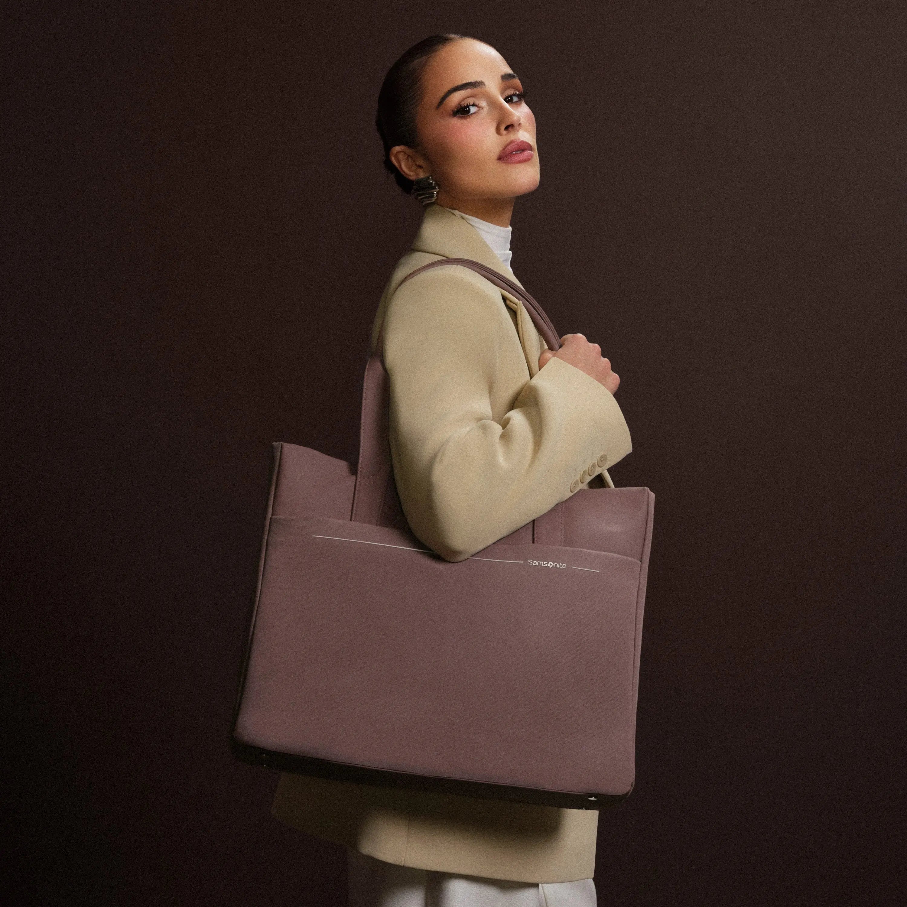 Samsonite Better Than Basic Tote in Chocolate Mauve - image 2