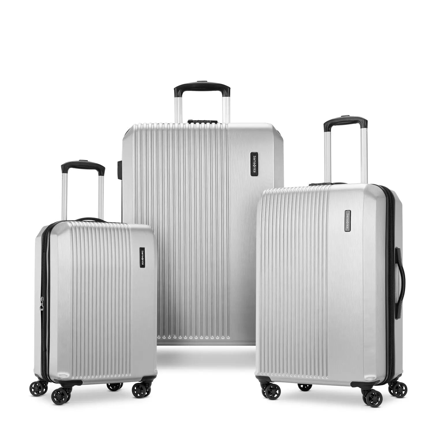 Samsonite Alliance SE 3-Piece Luggage Set Aluminum Silver GROUP