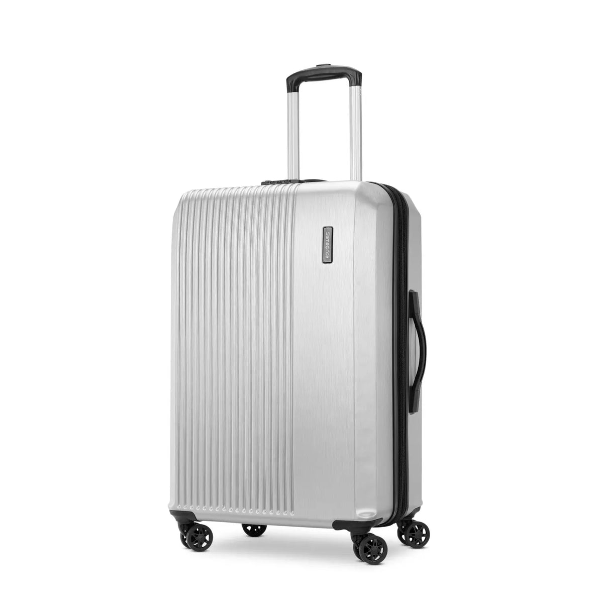 Samsonite Alliance SE Medium Spinner Aluminum Silver FRONT34