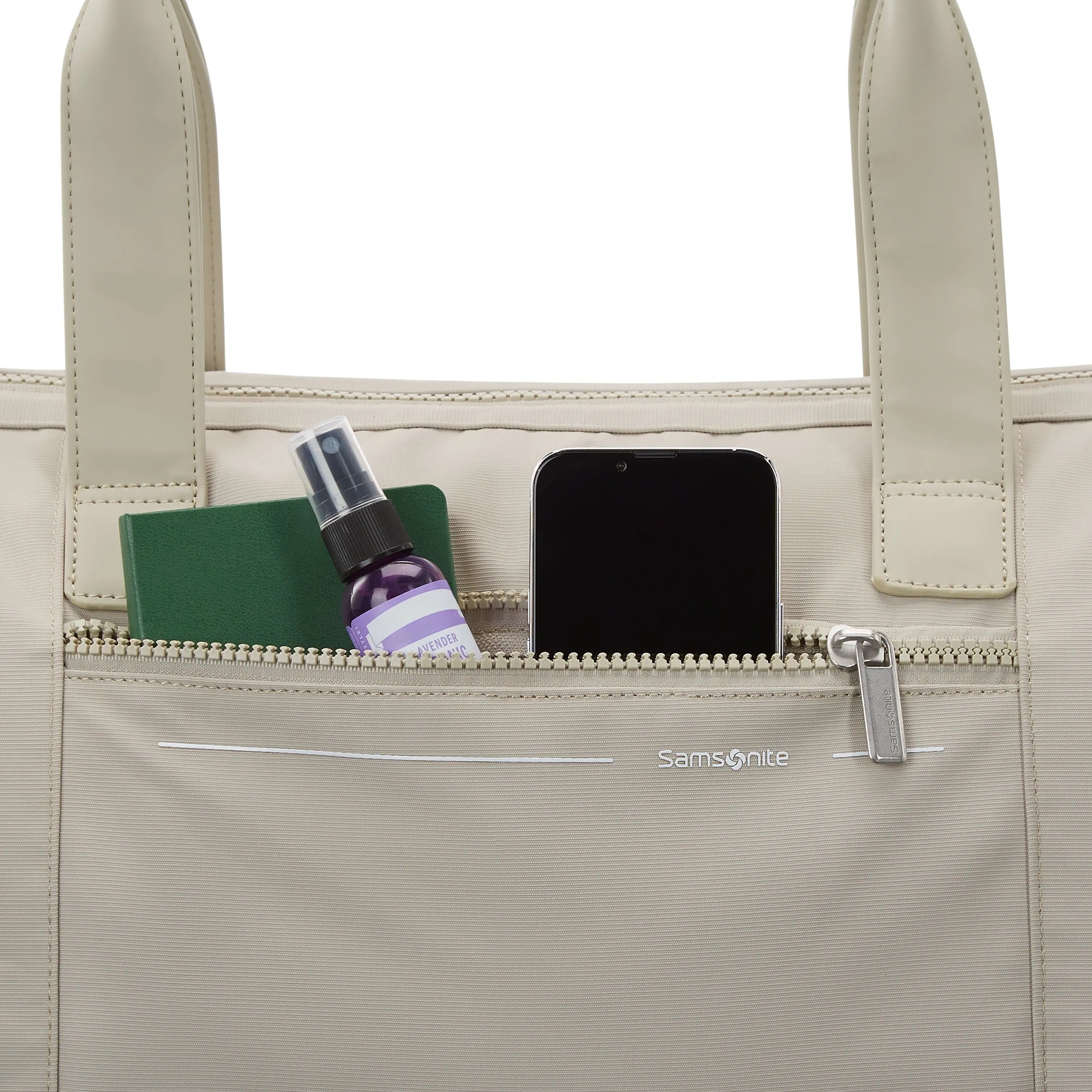 Samsonite Better Than Basic Weekender in Limestone Grey - image 5