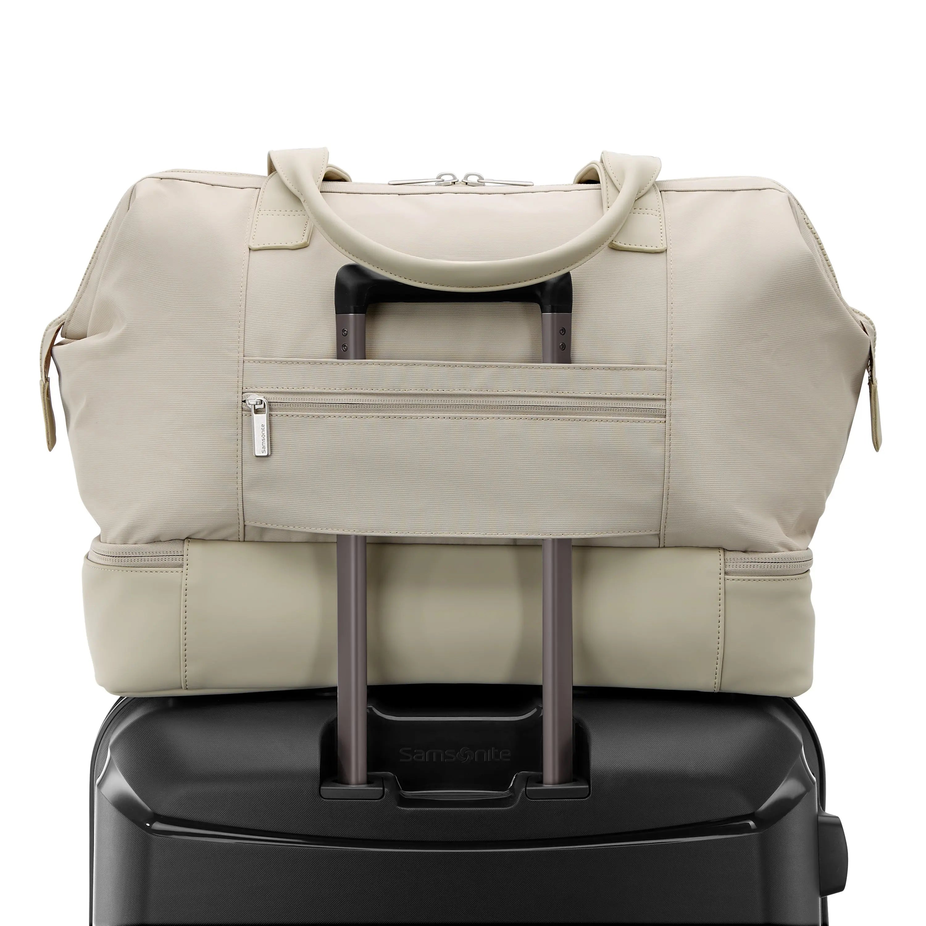 Samsonite Better Than Basic Weekender in Limestone Grey - image 7
