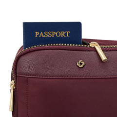 Samsonite Mobile Solution 2 Convertible RFID Waist Pack in Merlot - image 4