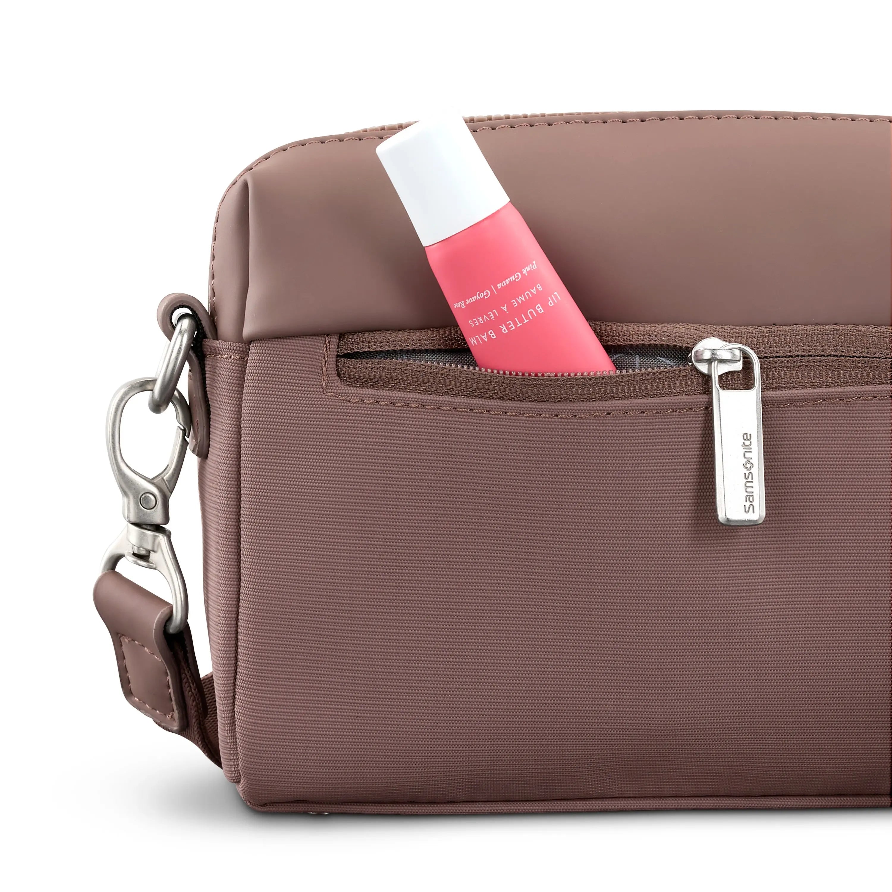 Samsonite Better Than Basic RFID Crossbody in Chocolate Mauve - image 4