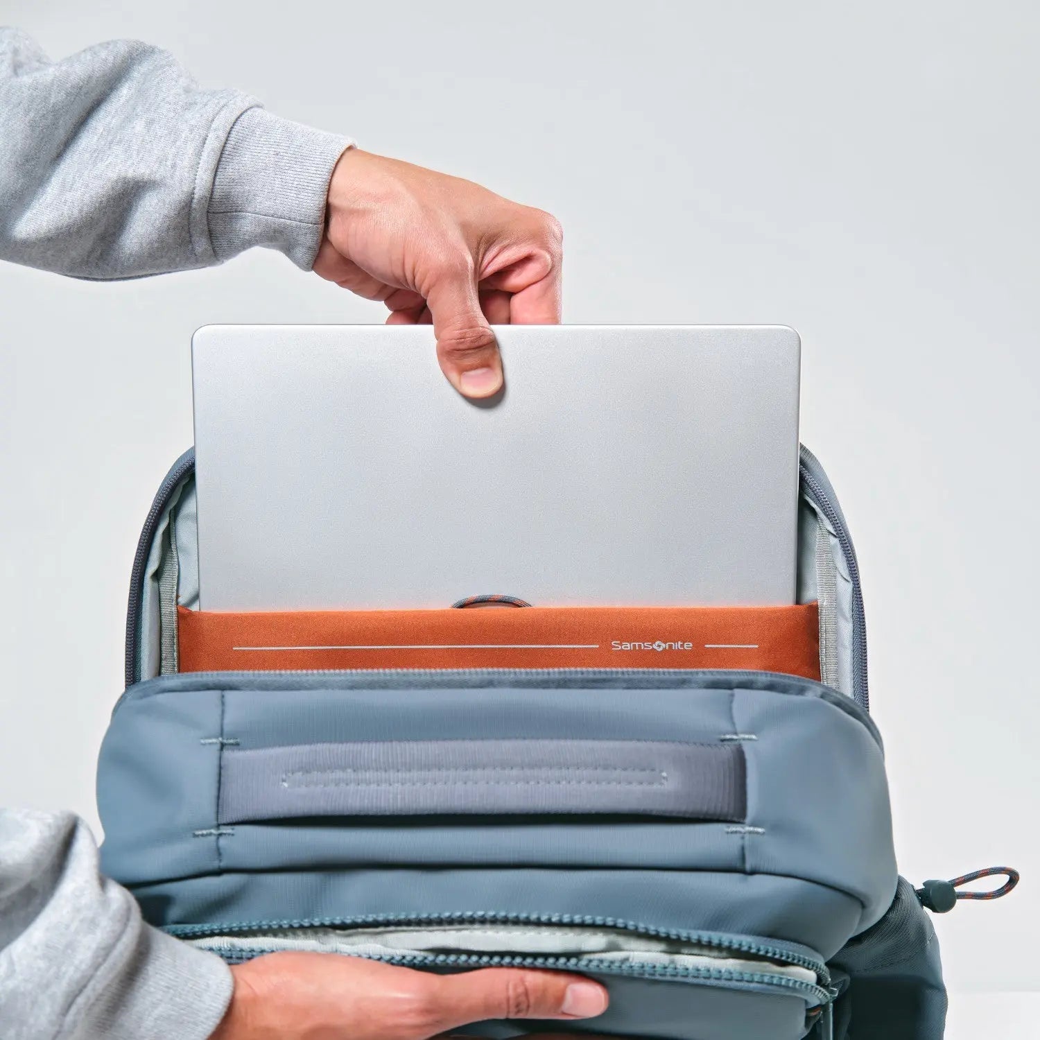 Samsonite Axxis Standard Backpack in Slate Blue — DETAIL 44