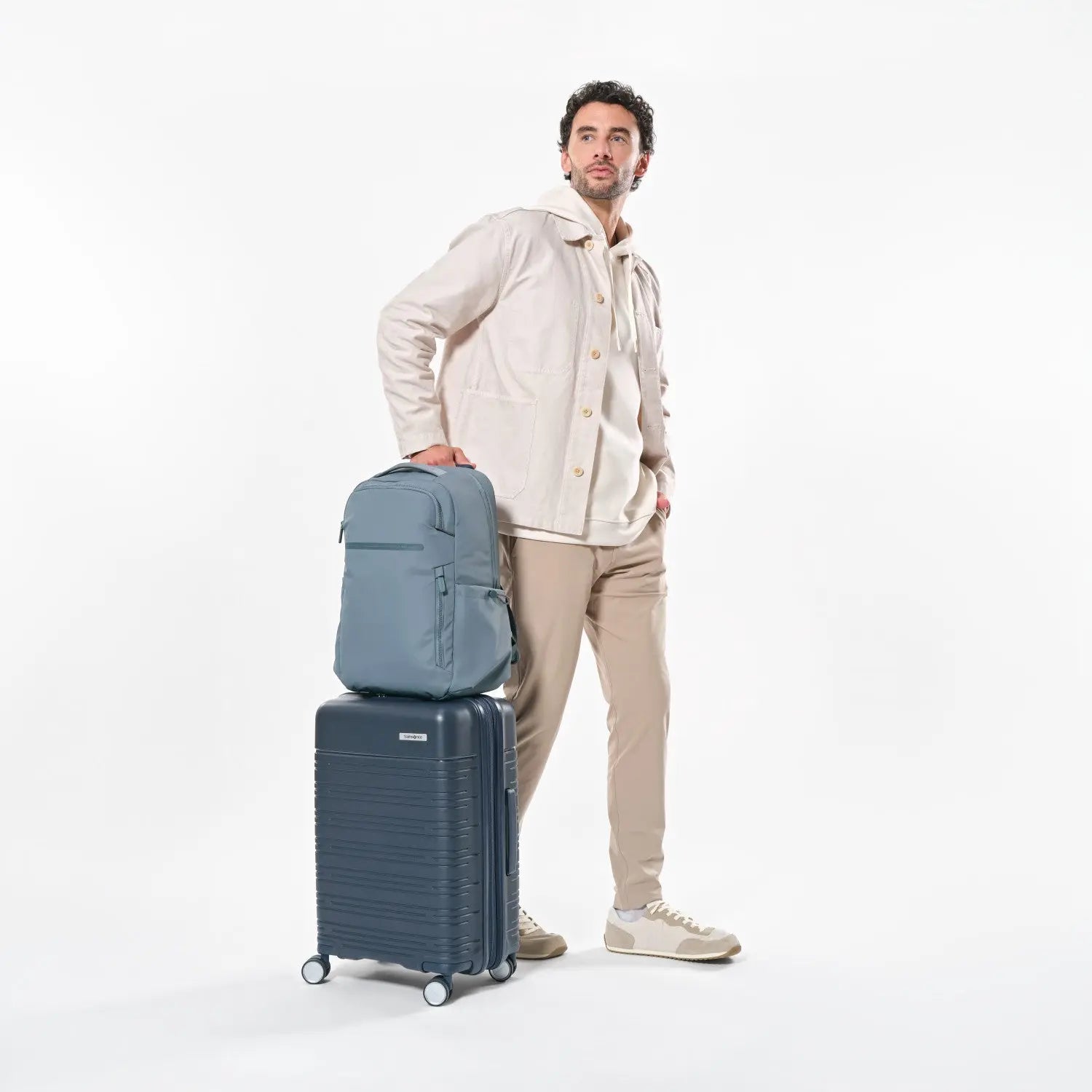 Samsonite Axxis Standard Backpack in Slate Blue — LIFESTYLE 17