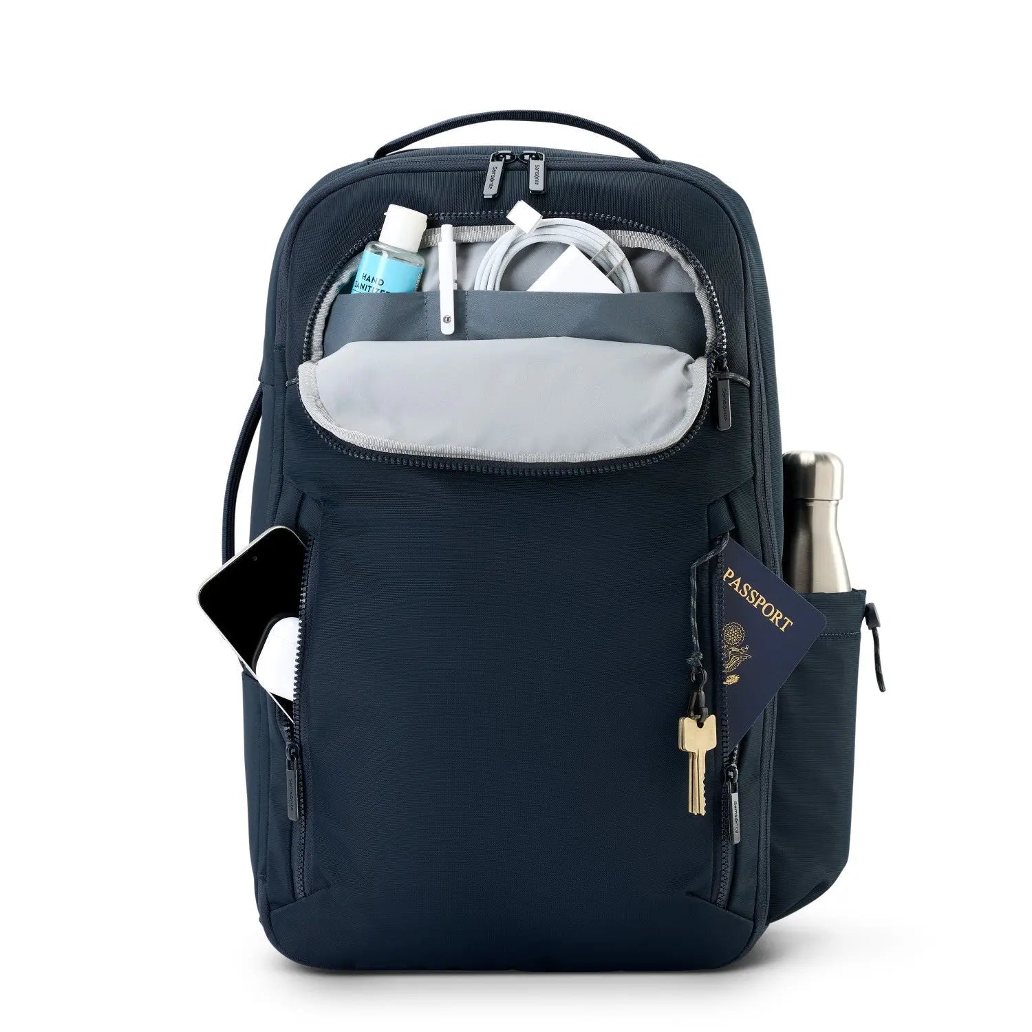 Samsonite Axxis Travel Backpack in Navy — DETAIL 7