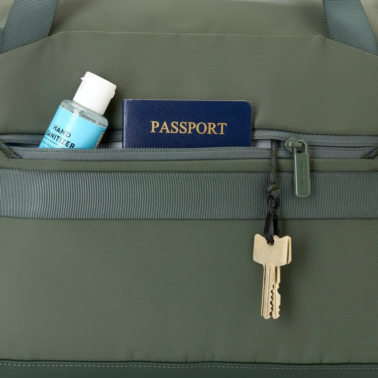 Samsonite Axxis Weekender in Olive — DETAIL 8