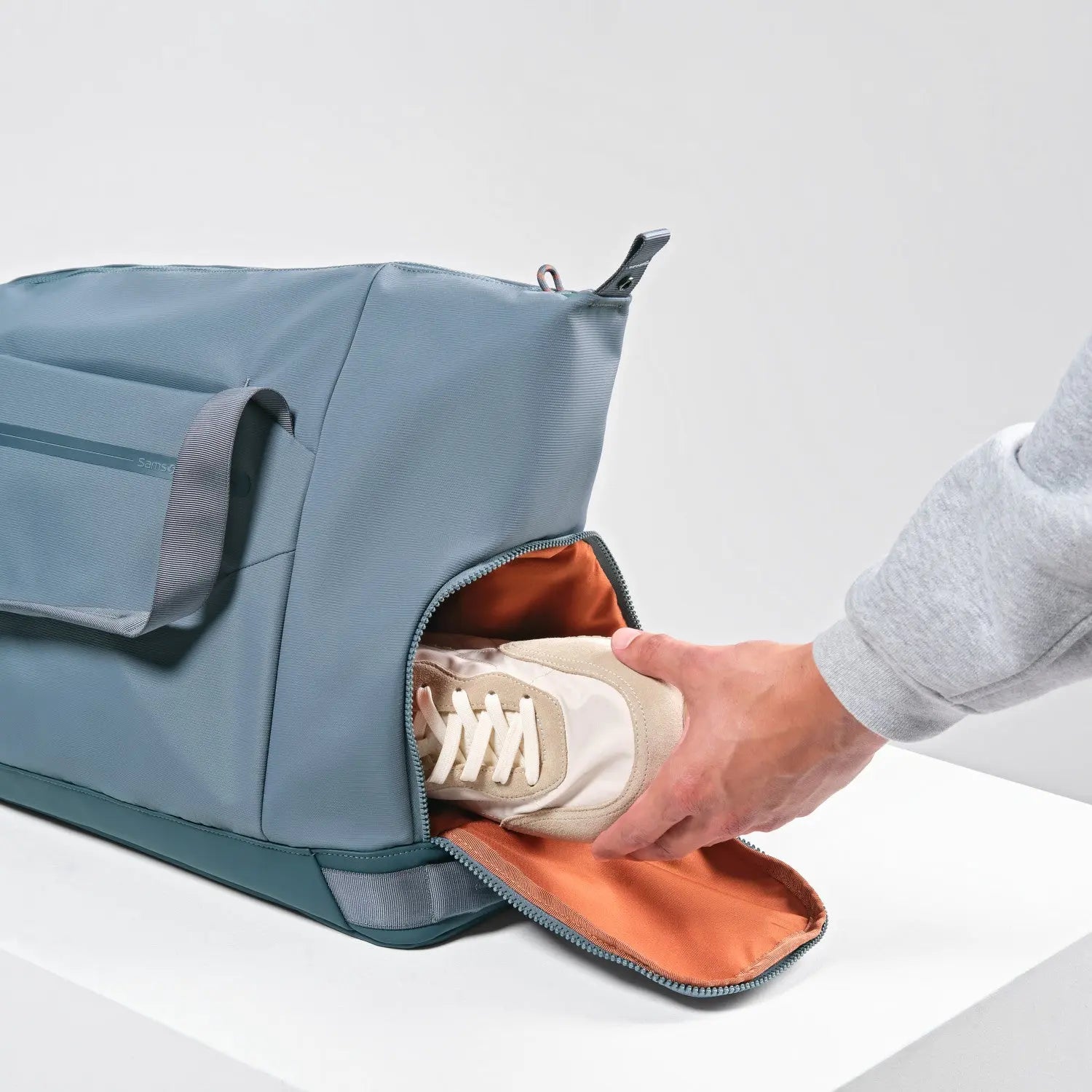Samsonite Axxis Weekender in Slate Blue — DETAIL 19