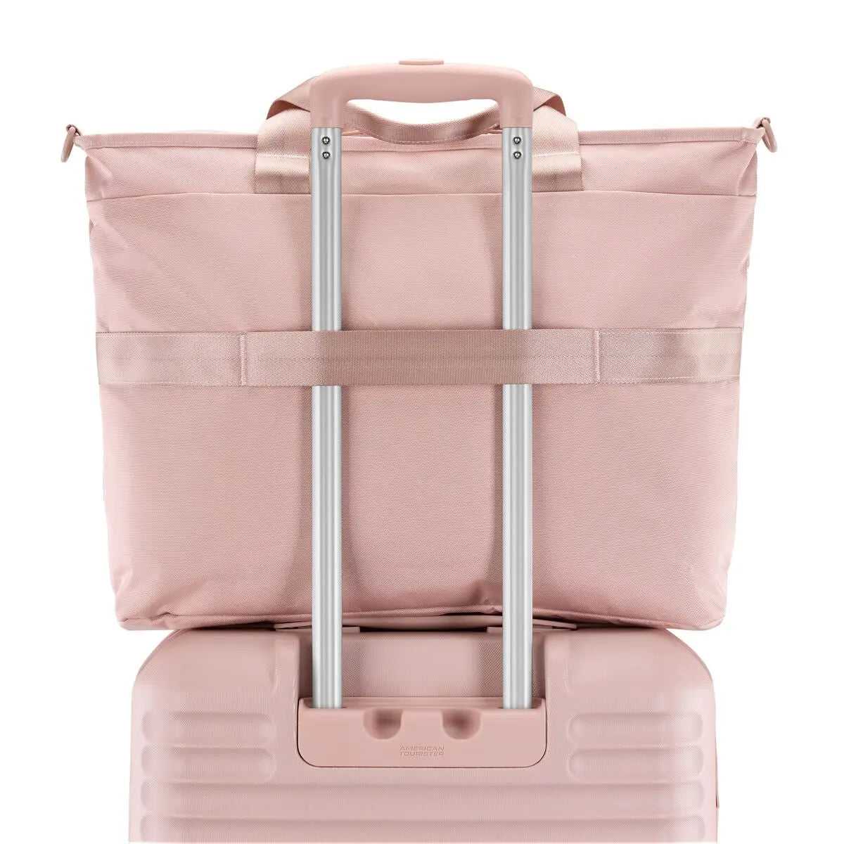 American Tourister Stratum 3.0 Convertible Travel Tote in Pink Blush - detail