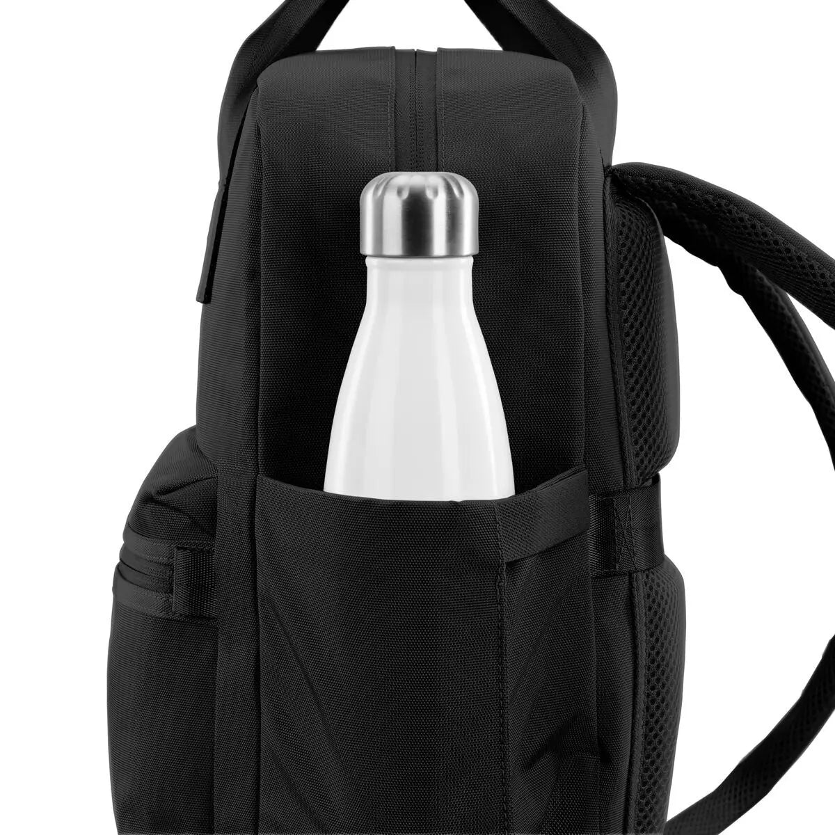 American Tourister Stratum 3.0 Bale Handle Backpack in Black - detail