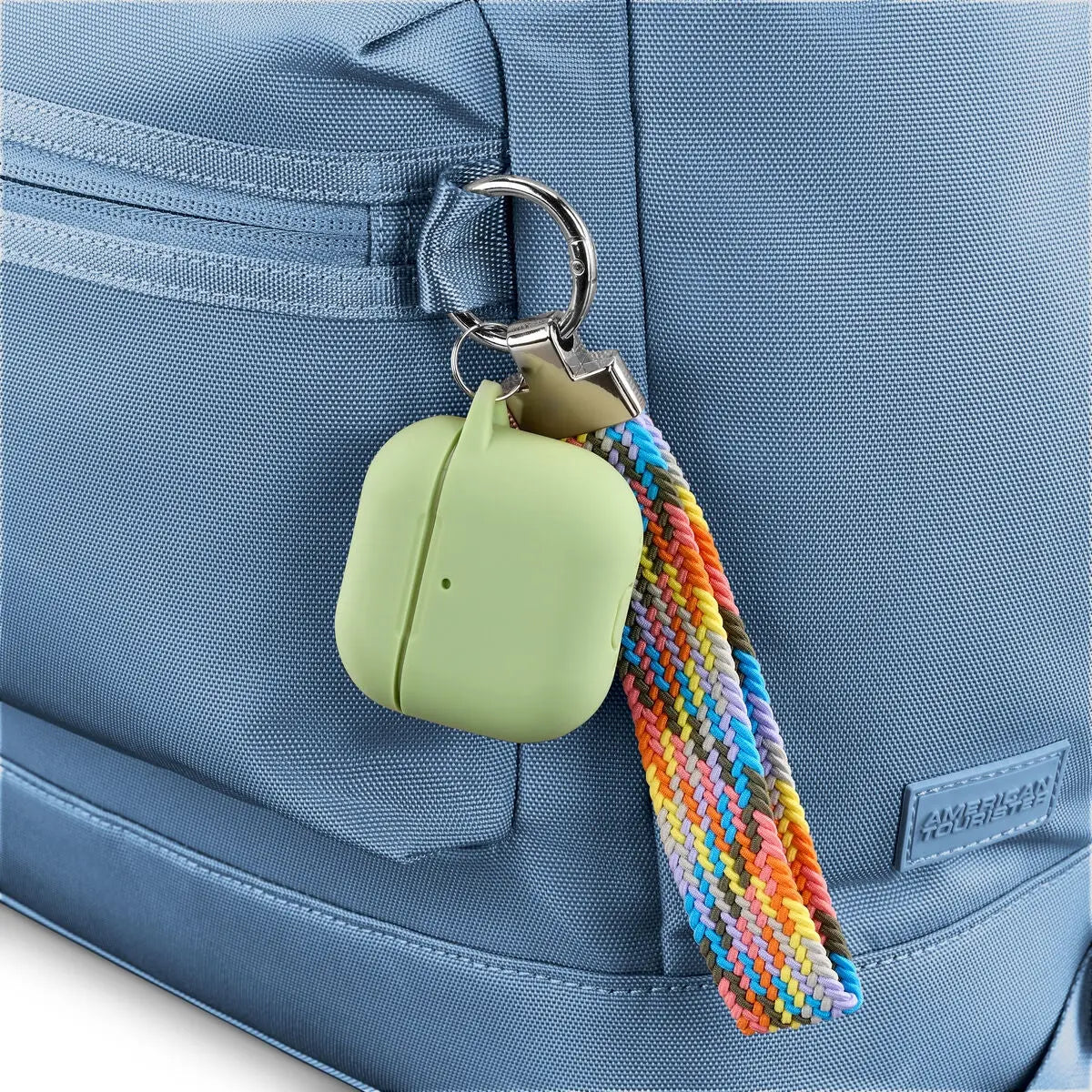 American Tourister Stratum 3.0 Bale Handle Backpack in Elemental Blue - detail