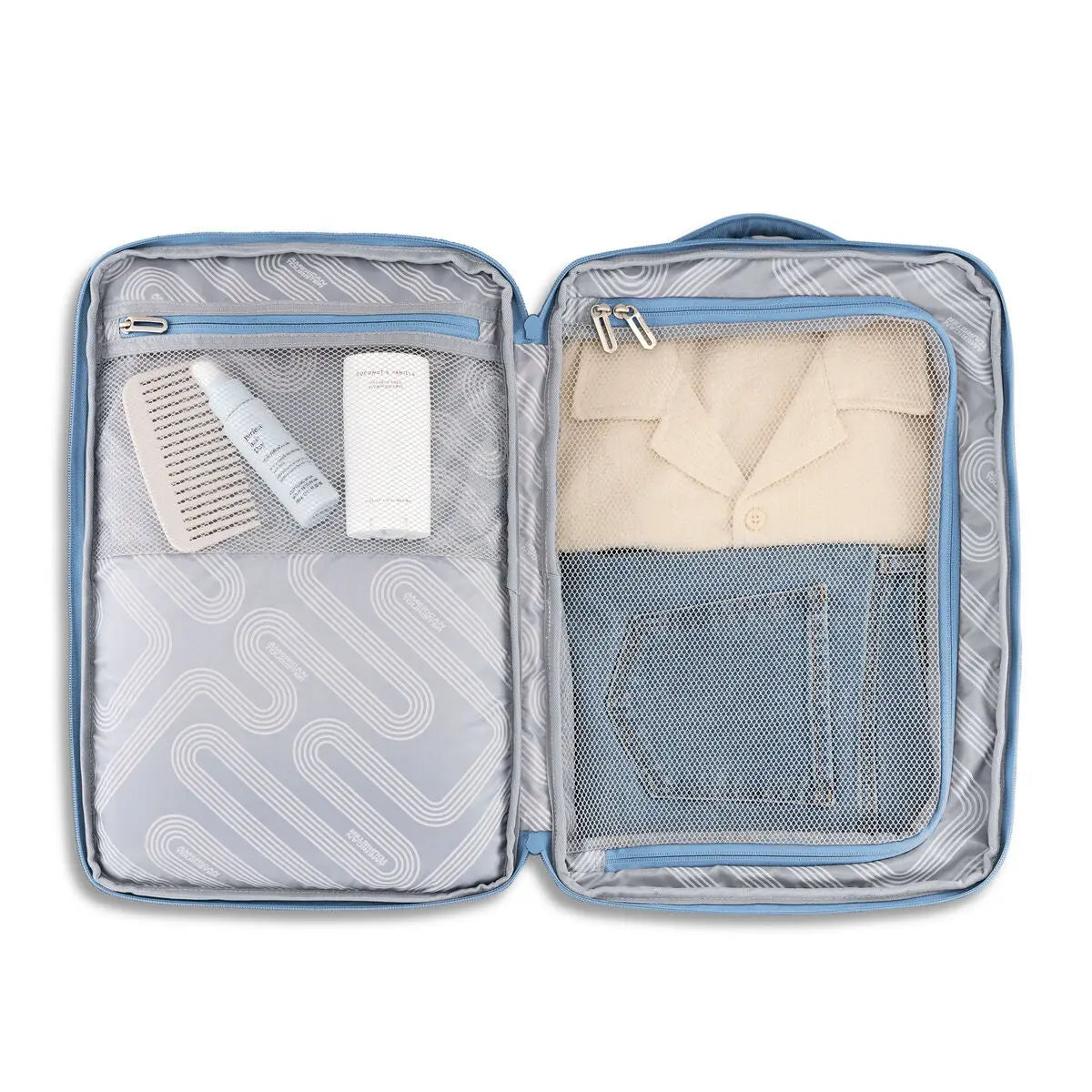 American Tourister Stratum 3.0 Travel Backpack in Elemental Blue - interior