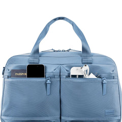 American Tourister Stratum 3.0 Convertible Weekender in Elemental Blue - detail