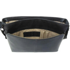 Boconi Tyler Tumbled Single Buckle Messenger - Luggage Base