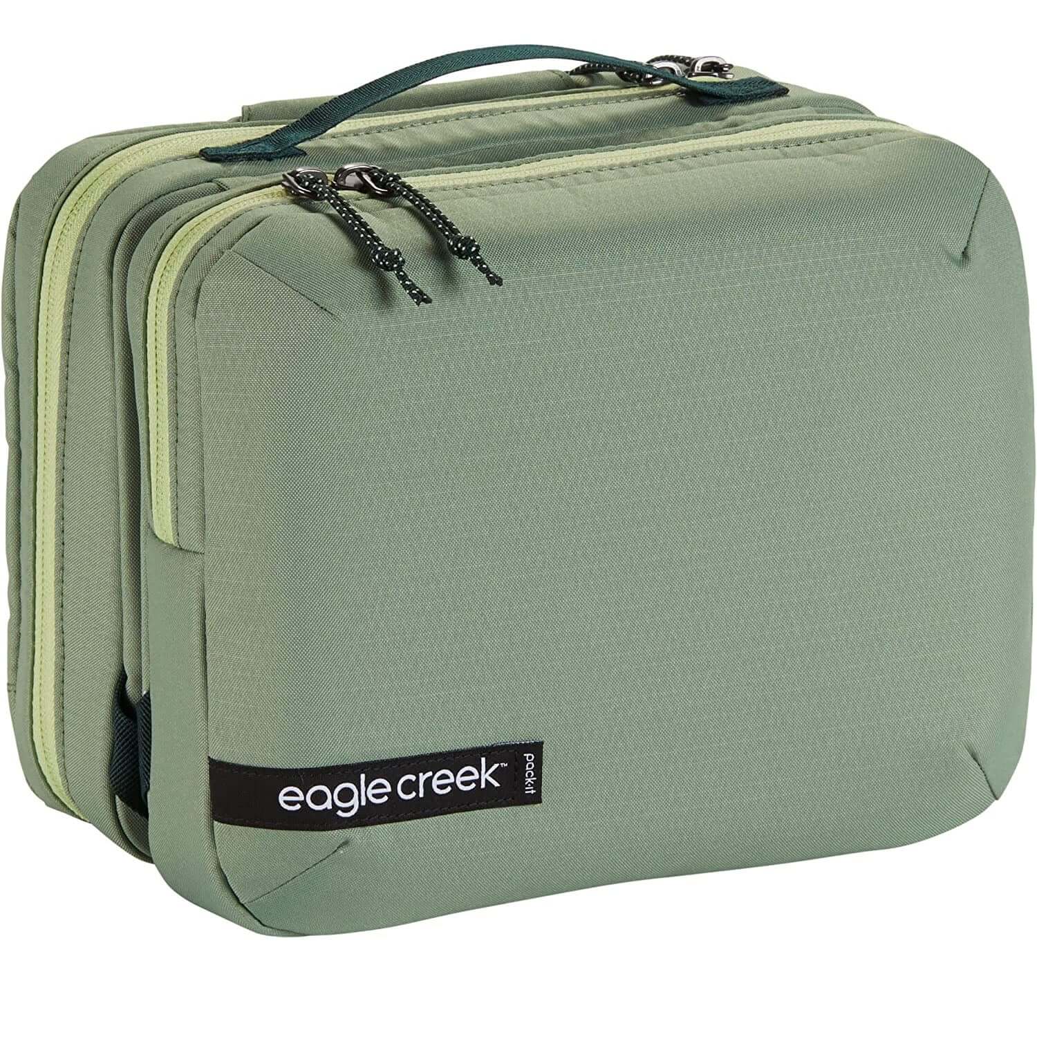 expert travel hanging toiletry bag Eagle Creek Pack-It Reveal Trifold Toiletry Kit