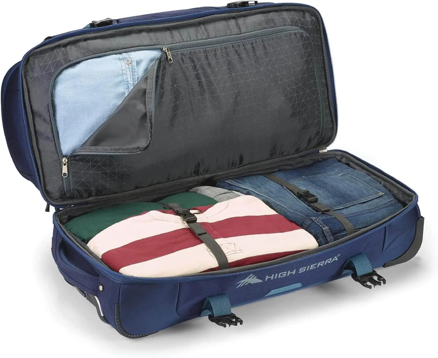 High Sierra Fairlead 22inch Drop Bottom Duffel - Luggage Base