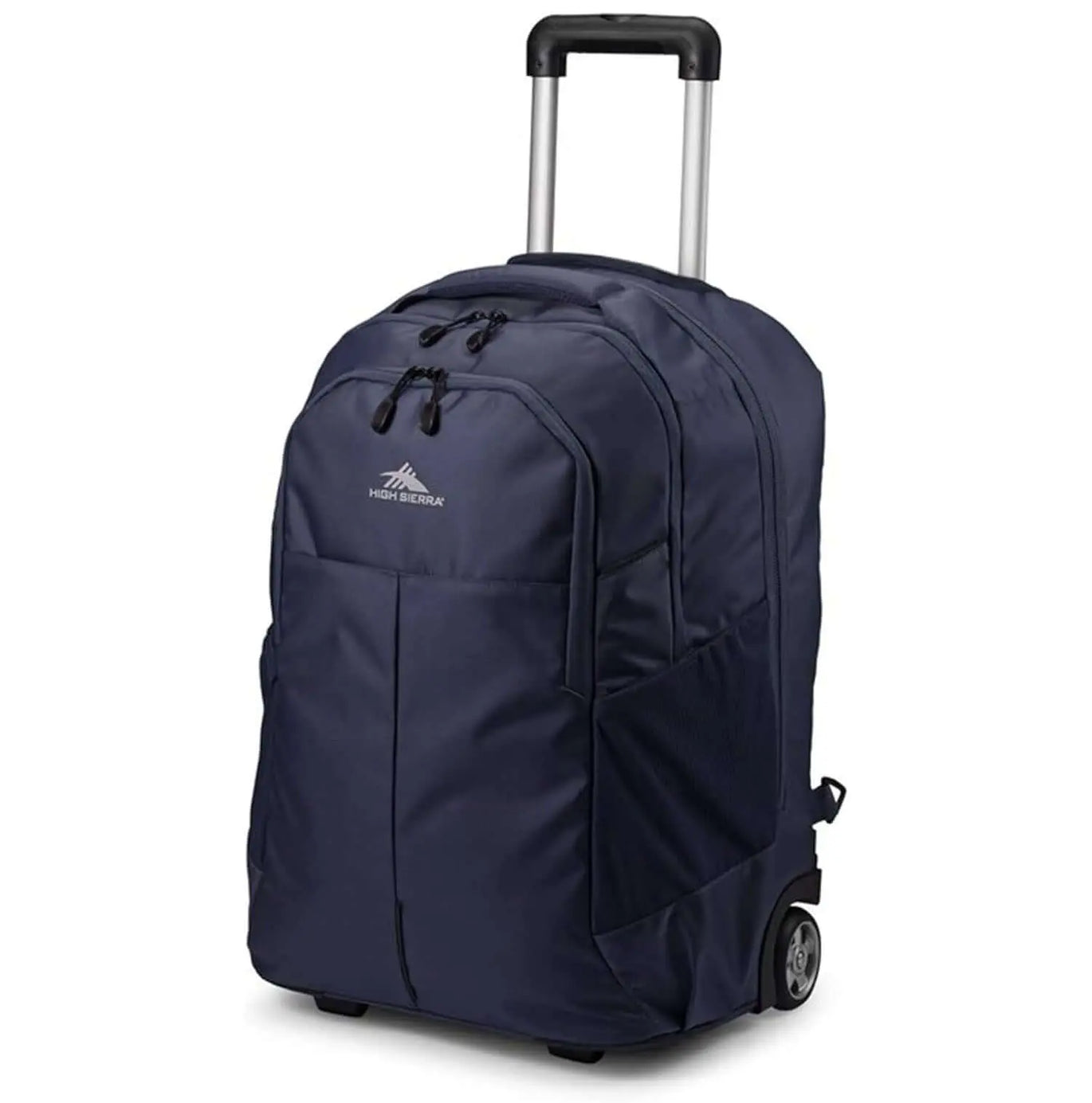 24 inch travel backpacks with wheels Rolling Backpack for Adults, 17inch Laptop Backpack Waterproof Roller for Women Men Student Large College Business Suitcase Carry on Luggage Bag Wheeled Bookbag, Blue : Electronics durable rubber wheels and stowable shoulder straps High Sierra Hi-Life 3-in-1 Convertible