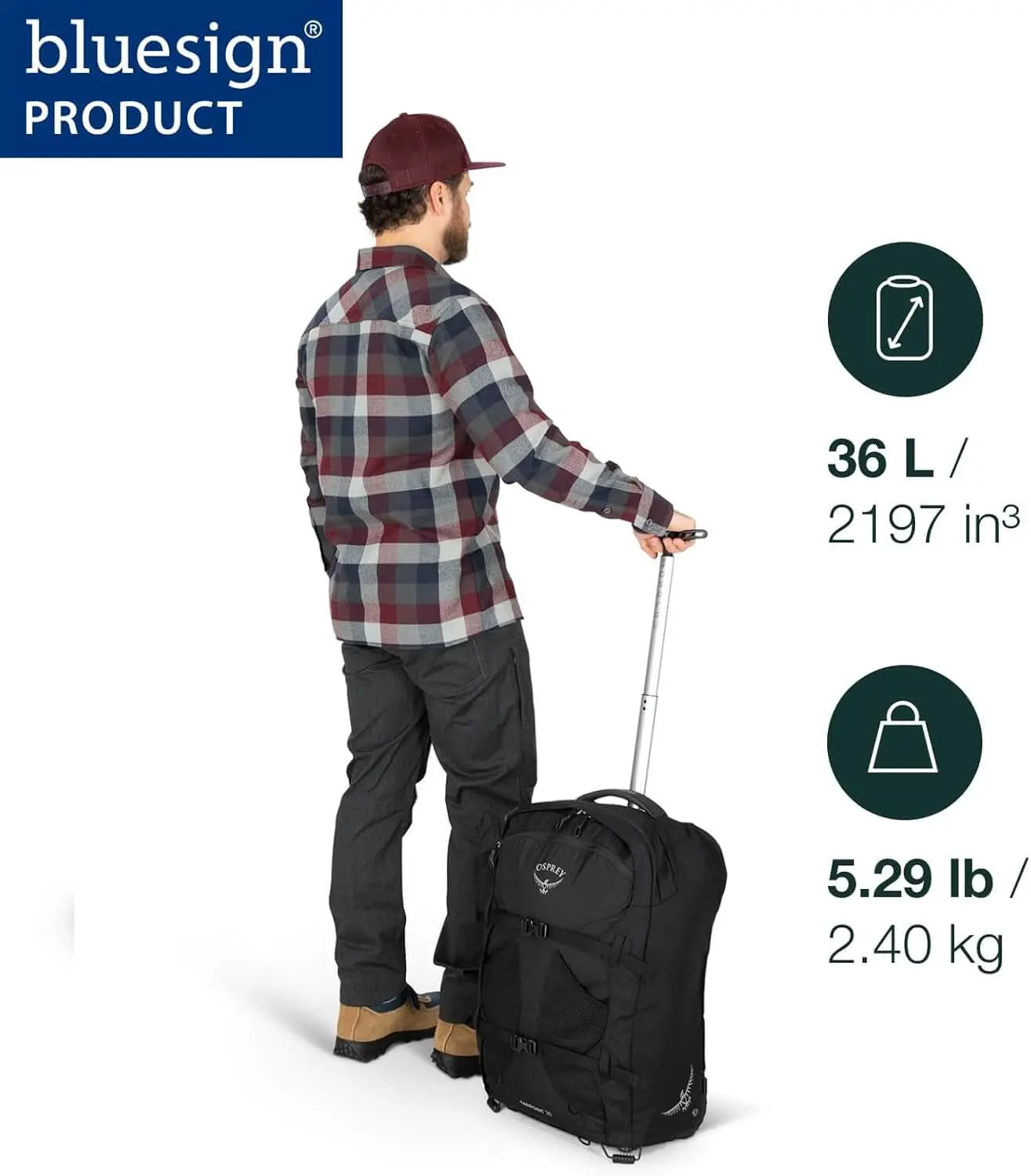 osprey farpoint hand luggage Fairview 36 L Wheeled Travel Pack Meets most domestic carry Osprey Farpoint Fairview 36L Wheeled