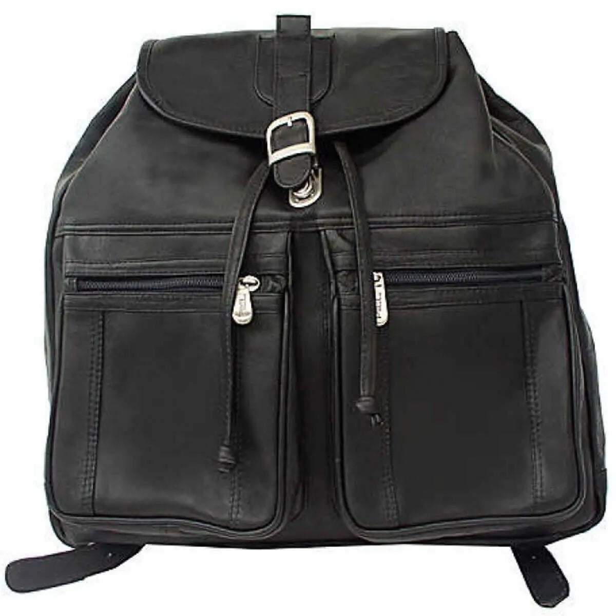 best drawstring backpack leather Piel Leather Drawstring Backpack