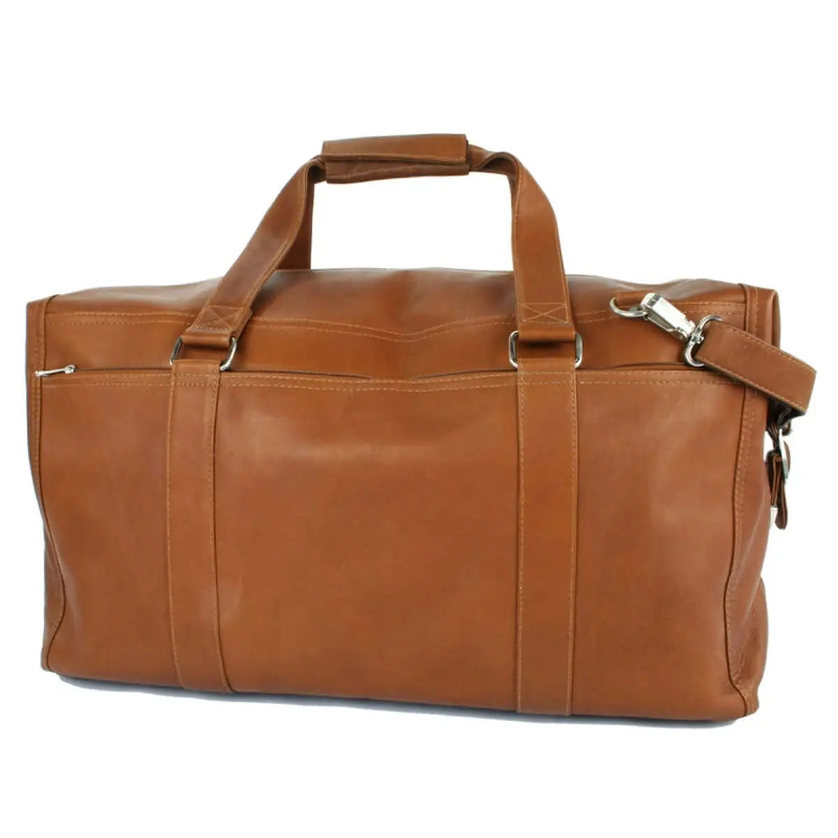 Piel Leather Extra Large Zip Pocket Duffel - Luggage Base