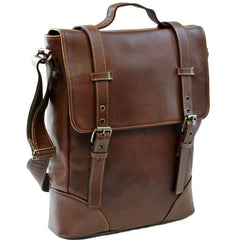 Piel Leather Mayan Deluxe Vertical Briefcase - Luggage Base