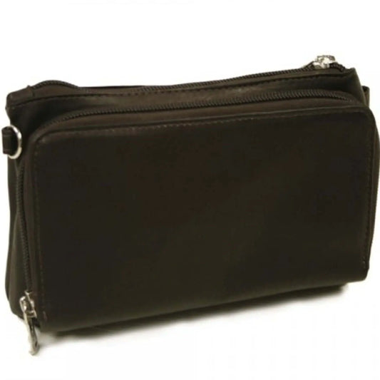 Piel Leather Shoulder Bag|Wristlet - Luggage Base