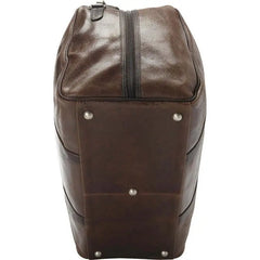 Piel Vintage Leather Weekender Duffel - Luggage Base