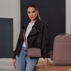 Samsonite Better Than Basic RFID Crossbody in Chocolate Mauve - image 2