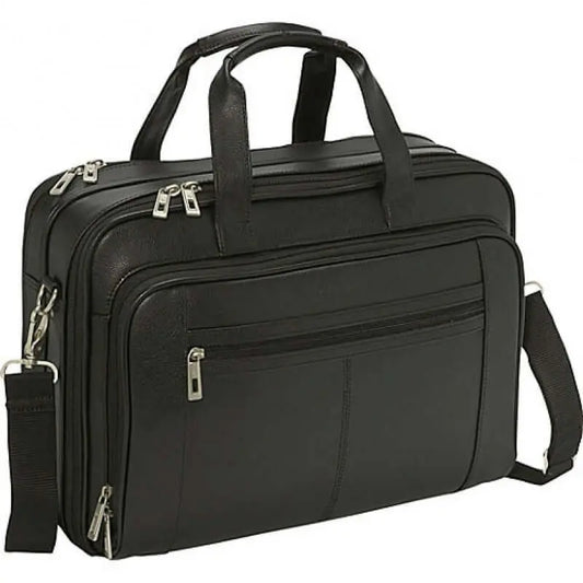 Samsonite Leather Checkpoint Friendly Brief - Luggage Base
