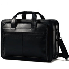 Samsonite Leather Expandable Business Case - Luggage Base