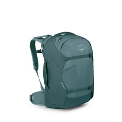 Osprey Farpoint 40 Travel Pack in Cascade Blue-Torrent Blue — side view