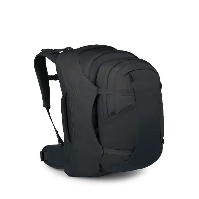 Osprey Farpoint 55 Travel Pack in Black — side view