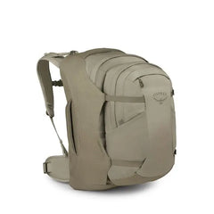 Osprey Farpoint 55 Travel Pack in Sawdust Tan — side view