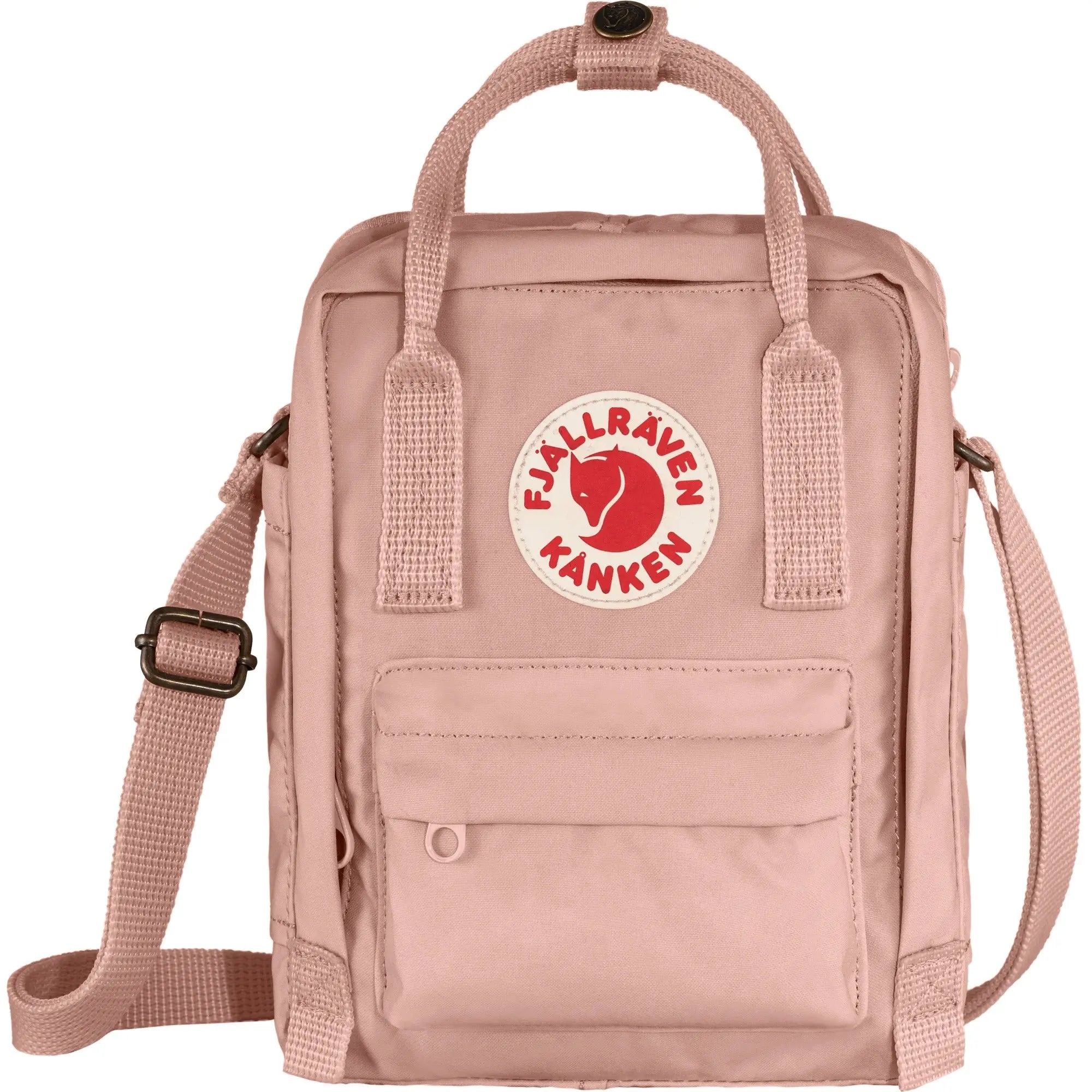 Fjallraven Kanken Sling in Chalk Rose, front view on white