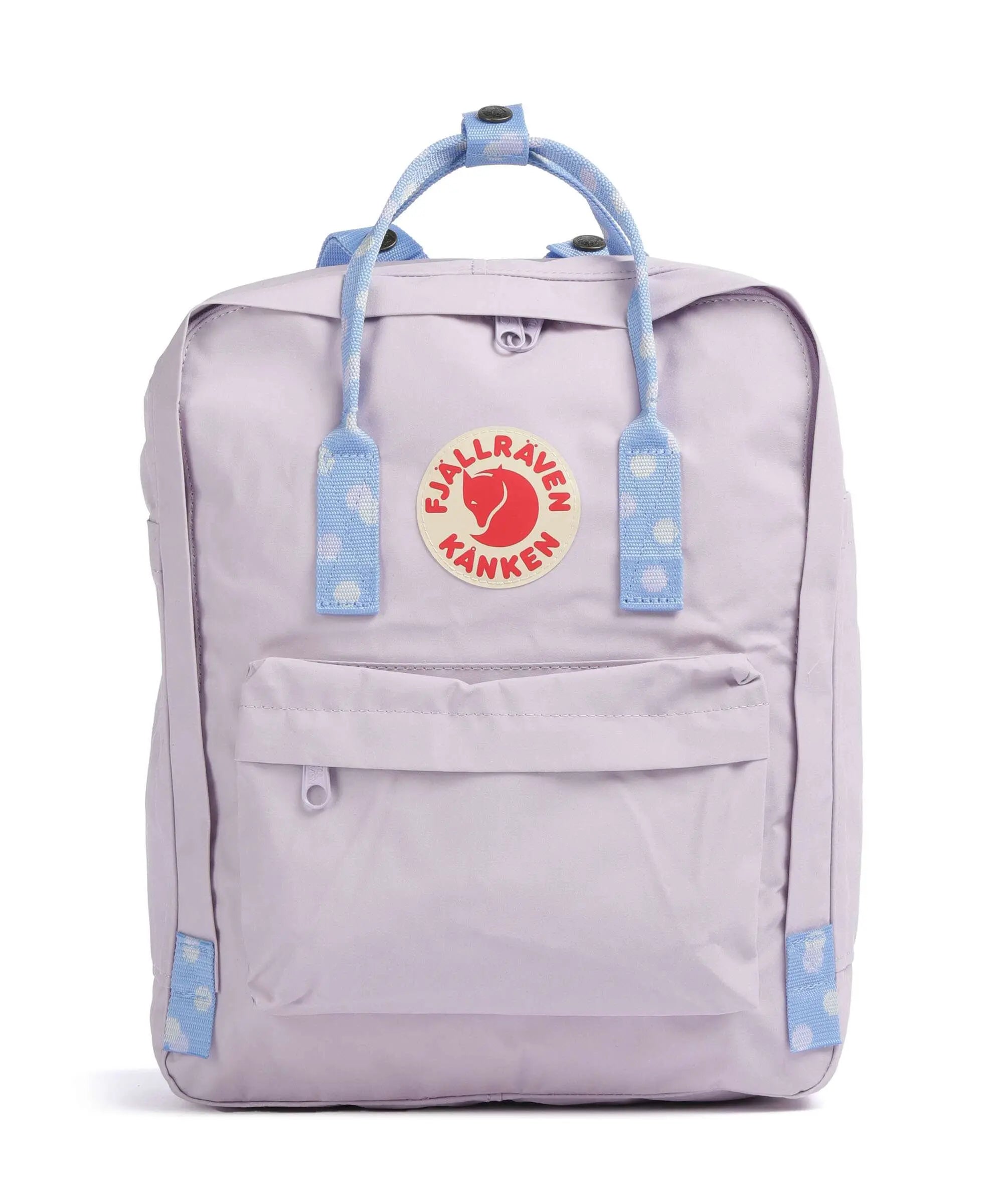 Fjallraven Kanken Backpack in Pastel Lavender/Confetti Pattern