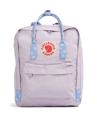 Fjallraven Kanken Backpack in Pastel Lavender/Confetti Pattern