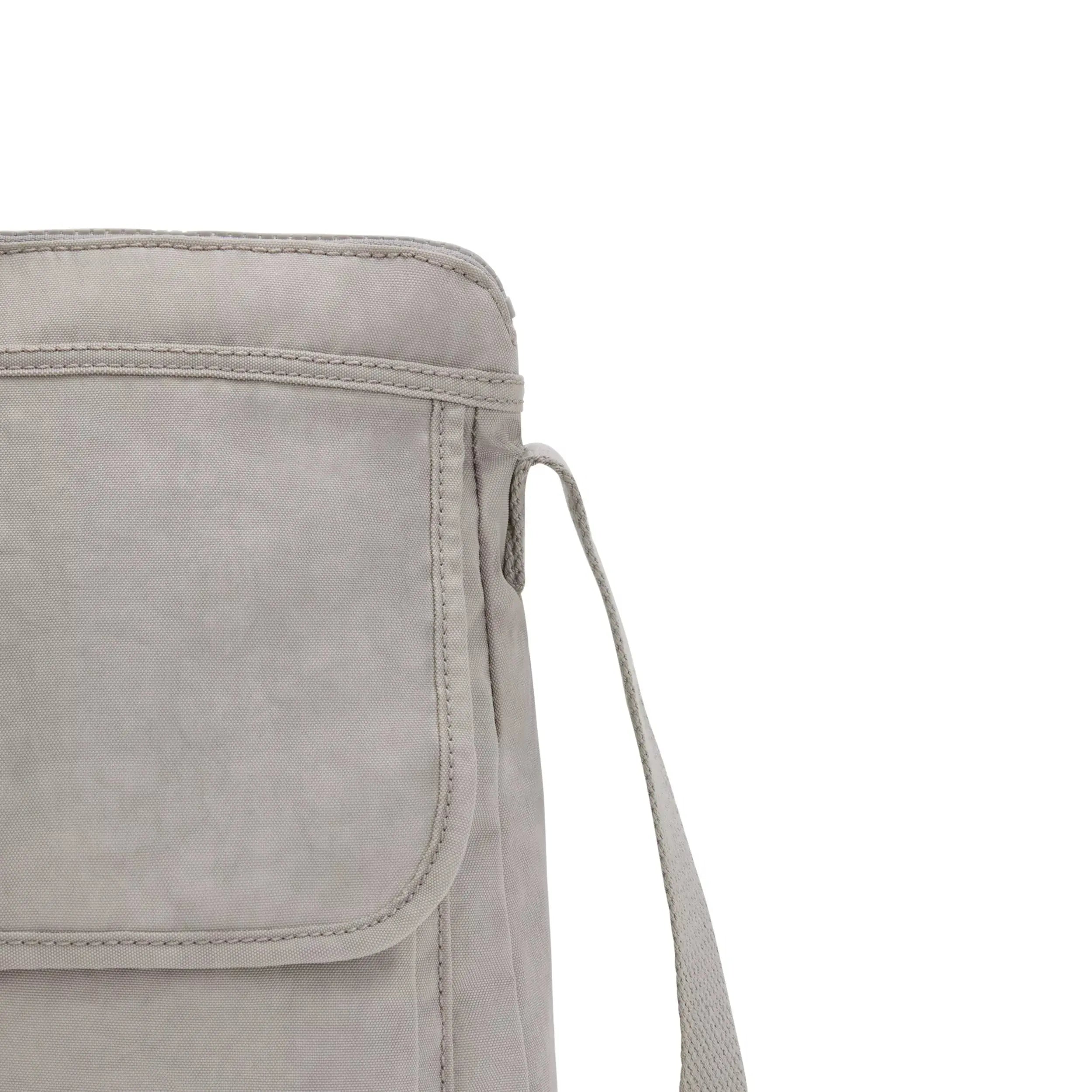 Kipling Aisling Crossbody Bag in Grey Gris, detail view