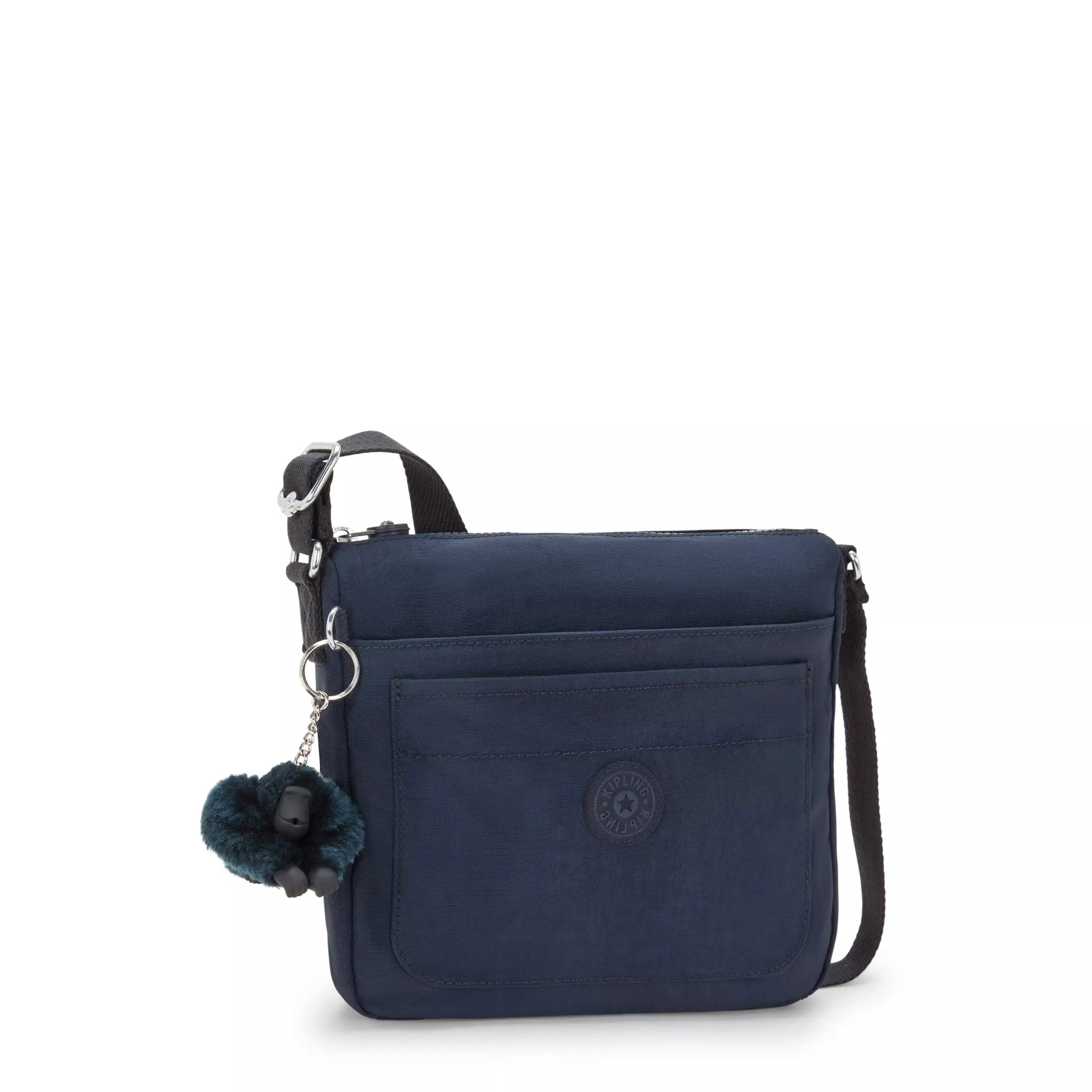 Kipling Sebastian Crossbody Bag in Blue Bleu 2, angled view