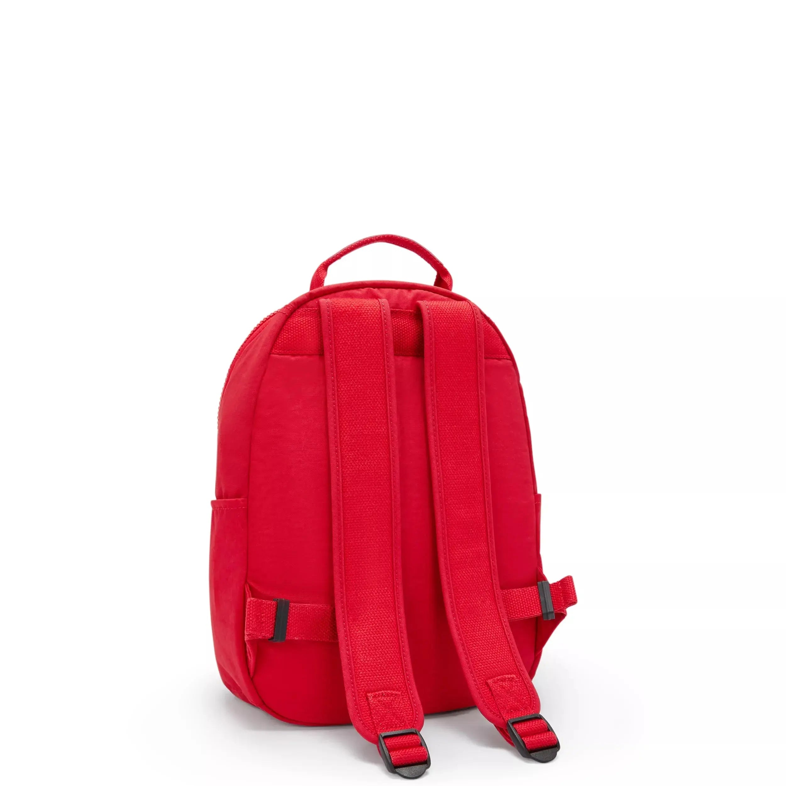 Kipling Seoul Small Tablet Backpack in Red Rouge, back view