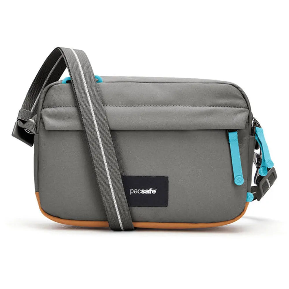Pacsafe GO Anti Theft Micro schoudertas 1,5 liter stone Pacsafe GO Anti Theft Micro schoudertas 1,5 liter stone