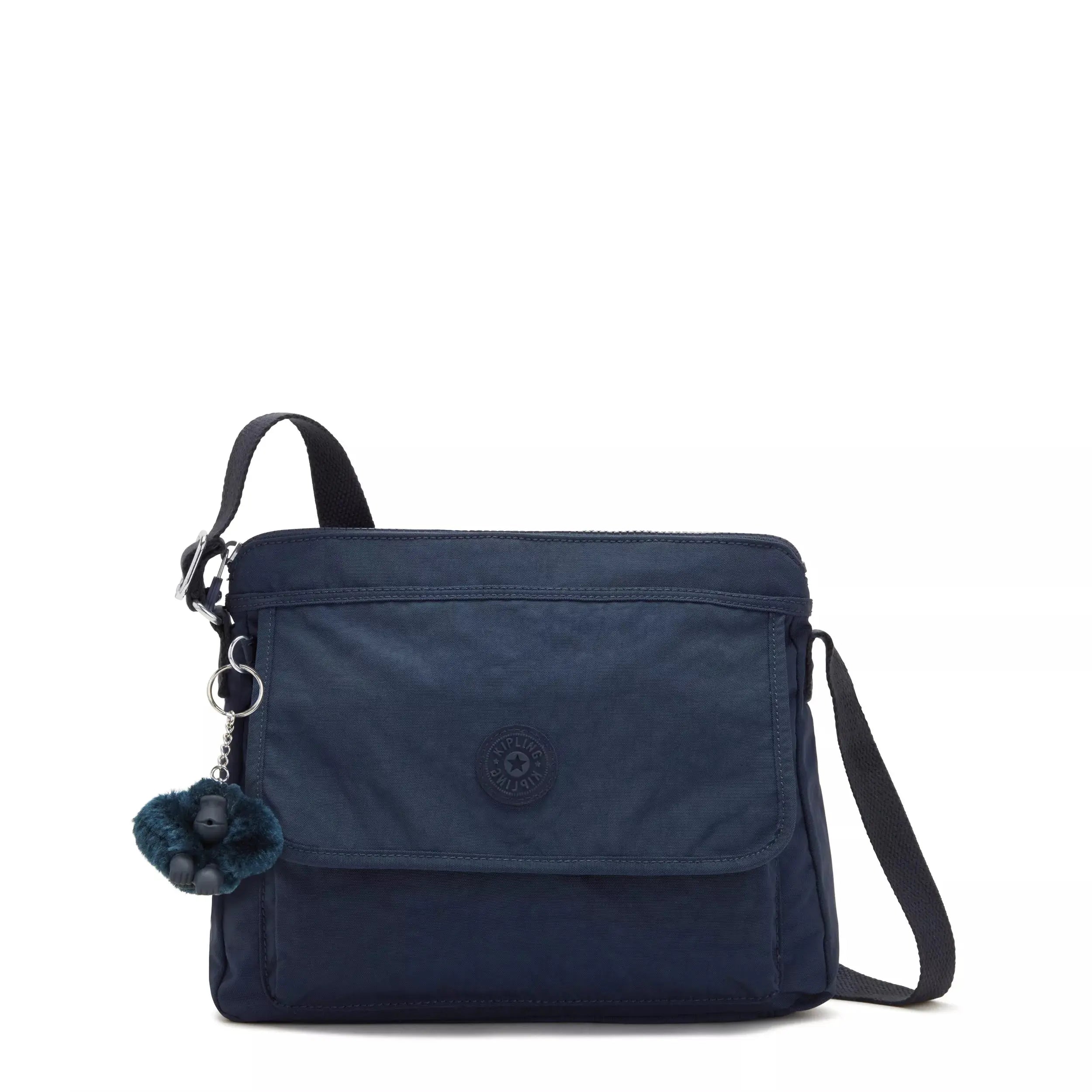 Kipling Aisling Crossbody Bag in Blue Bleu 2, front view