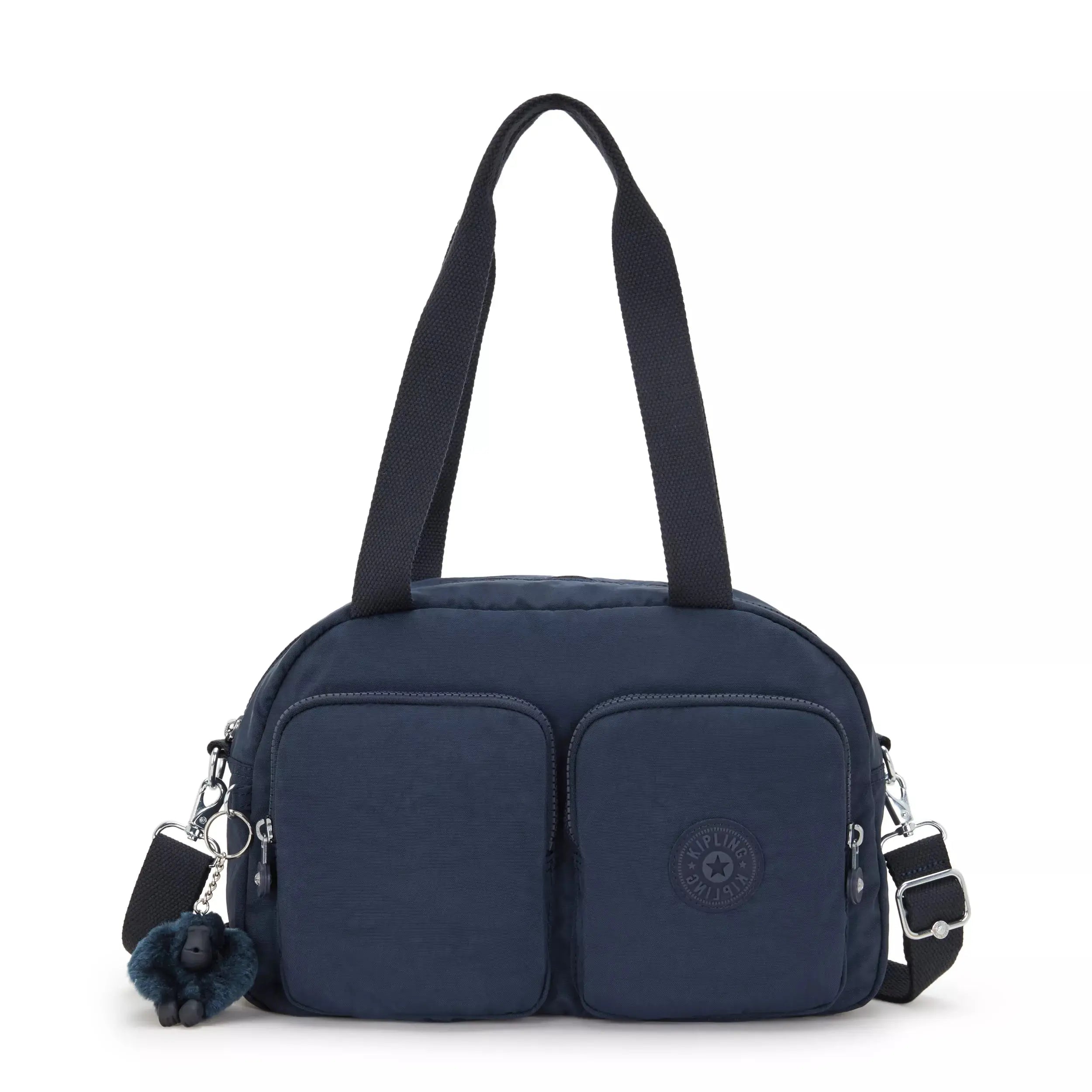 Kipling Cool Defea Shoulder Bag in Blue Bleu 2, front view