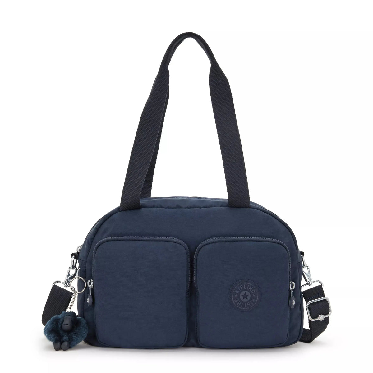 Kipling Cool Defea Shoulder Bag in Blue Bleu 2, front view